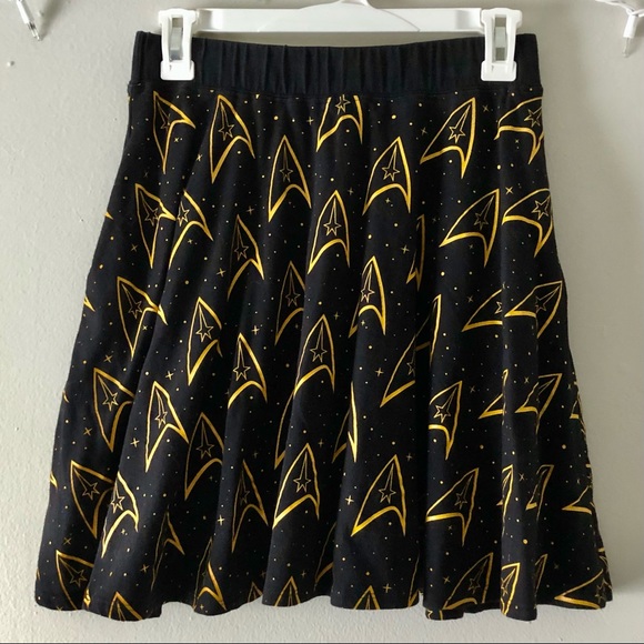Mighty Fine Dresses & Skirts - Star Trek Skater Skirt with Pockets